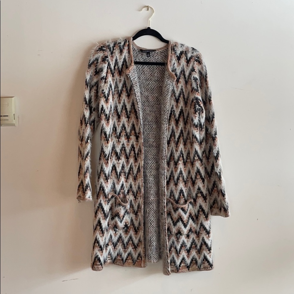 Fuzzy cardigan